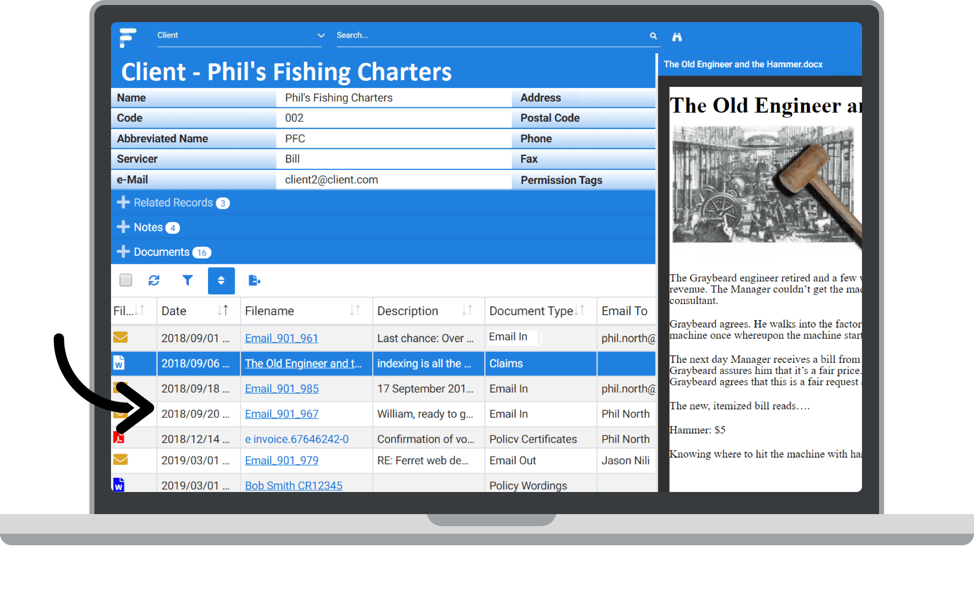 All your documents in one place